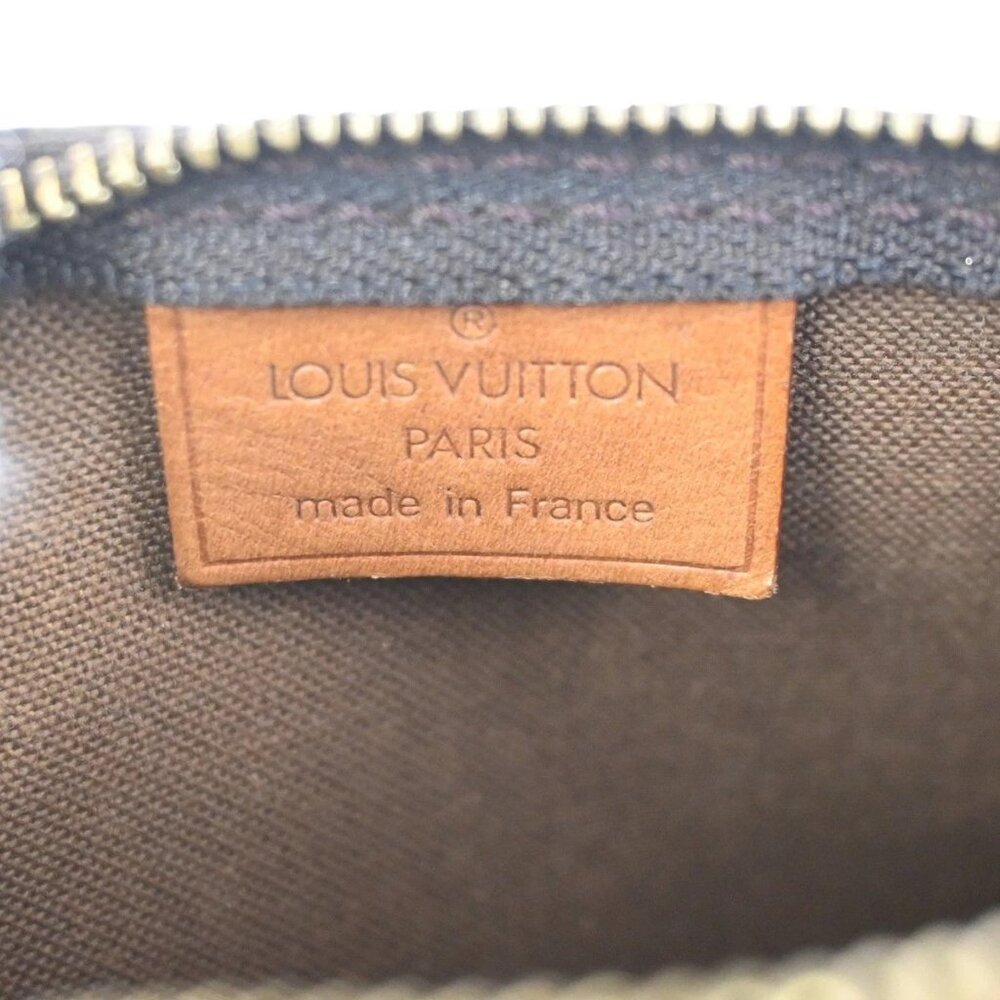 LOUIS VUITTON Mini Speedy Hand Bag Monogram Leather Brown M41534 20ZA037 - Picture 13 of 14